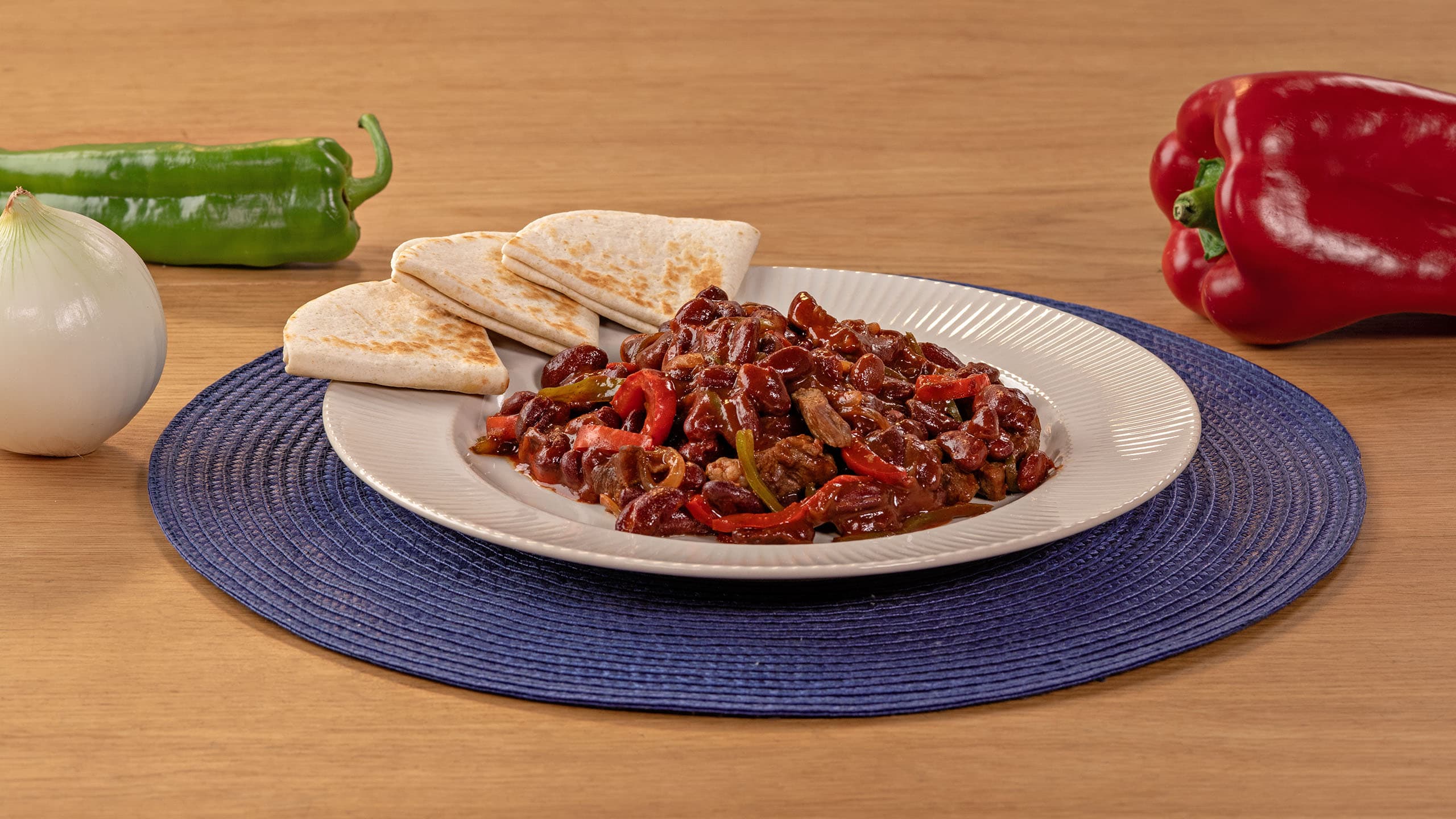 Alubias rojas con carne