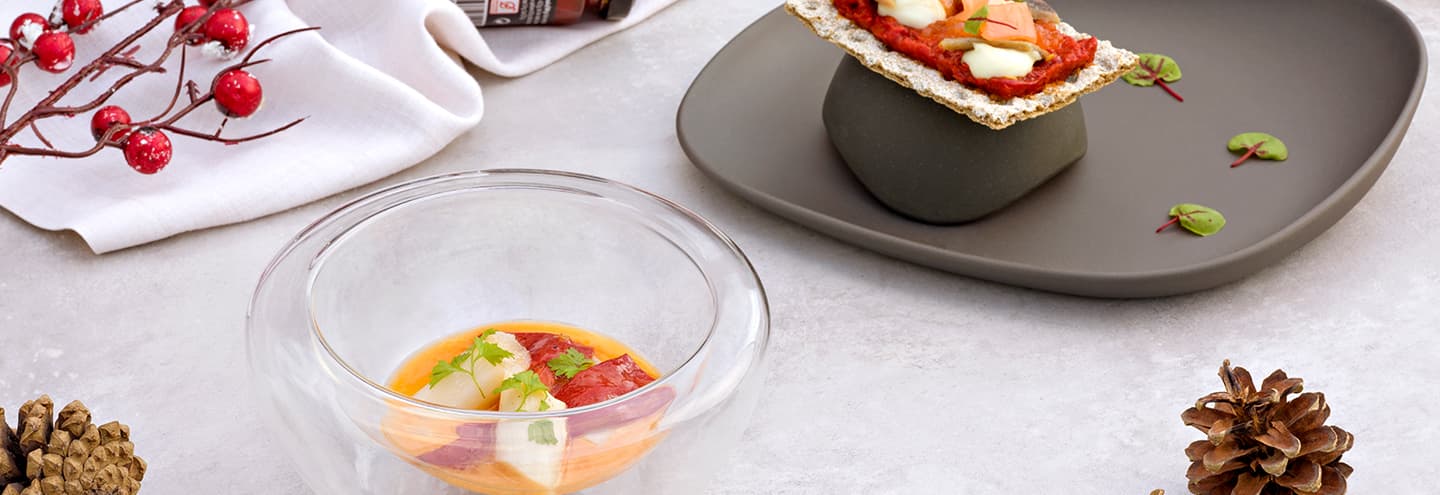 2 aperitivos con pimientos del piquillo