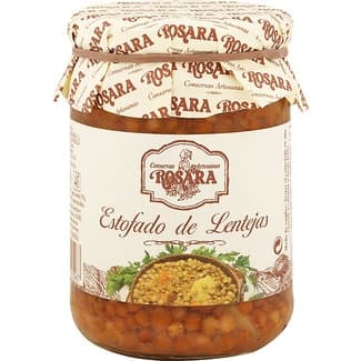 Estofado de lentejas frasco 400 g - Rosara