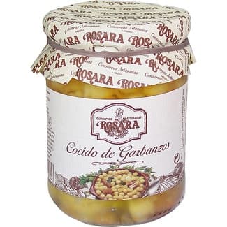 Cocido de garbanzos frasco 400 g - Rosara