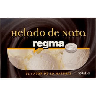 Helado de nata sin gluten tarrina 500 ml - Regma