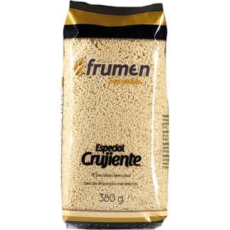 Pan rallado especial crujiente bolsa 380 g - Frumen