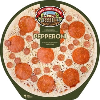 Pizza de pepperoni envase 400 g - Casa Tarradellas