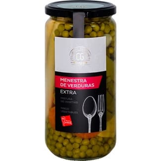 Menestra de verduras extra frasco 400 g neto escurrido - Club Del Gourmet
