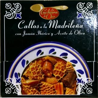 Callos a la madrileña con jamón ibérico y aceite de oliva lata 380 g - Cuchara De Oro