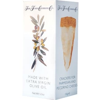 Crackers de aceite de oliva y Flor de Sal maldon estuche 150 g - The Fine Cheese Co.