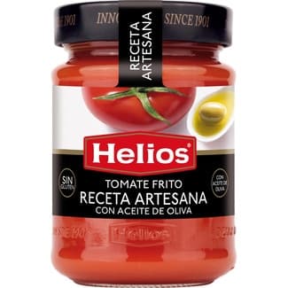Tomate frito receta artesana con aceite de oliva sin gluten frasco 300 g - Helios