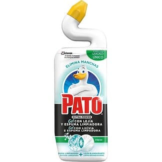 Gel WC con lejía y espuma limpiadora Extra Power Fresh botella 750 ml - Pato