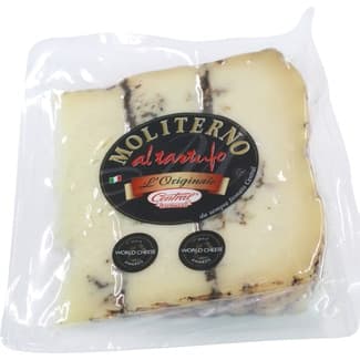 Moliterno al tartufo queso con leche de oveja y trufa de Cerdeña Italia cuña 250 g - Central Formaggi