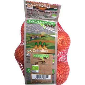 Cebolla de agricultura ecológica malla 500 g - Tabuenca