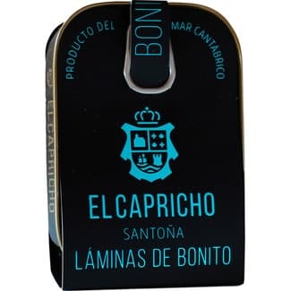 Bonito del norte en láminas lata 80 g neto escurrido - El Capricho