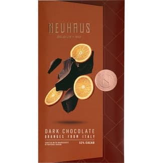 Chocolate negro con naranja tableta 100 g - Neuhaus