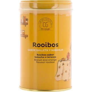 Infusión de rooibos sabor galleta y naranja lata 100 g - Club Del Gourmet