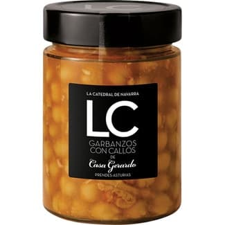 Garbanzos con callos de Casa Gerardo tarro 350 g - La Catedral De Navarra