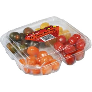 Tomate cherry cuatro estaciones bandeja 400 g - La Parcela