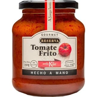 Tomate frito con aceite de oliva virgen hecho a mano Sin Gluten frasco 350 g - Kiki