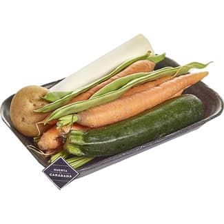 Surtido de verduras para puré bandeja 1 kg peso aproximado - Huerta De Carabaña