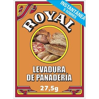 Levadura de panadería 5 sobres paquete 27,5 g - Royal
