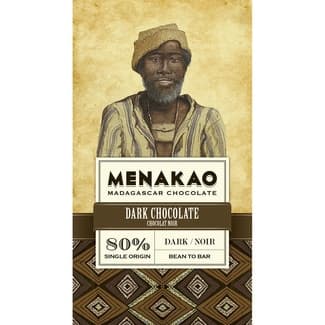 Chocolate negro 80% cacao tableta 75 g - Menakao