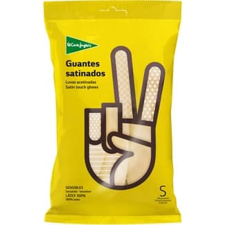 Guantes satinados sensibles talla pequeña paquete 1 unidad - El Corte Ingles