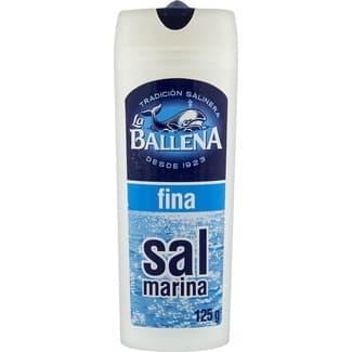 Sal marina fina bote 125 g - La Ballena