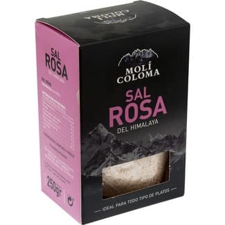 Sal rosa del Himalaya caja 250 g - Moli Coloma