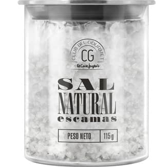 Escamas de sal al natural tarro 115 g - Club Del Gourmet