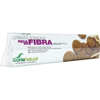 Galleta integral rica en fibra envase 165 g - Soria Natural