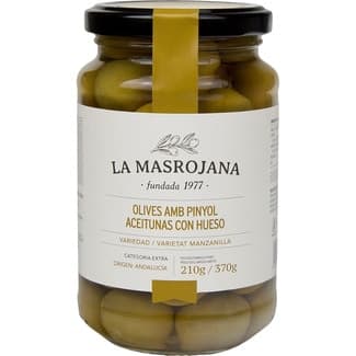 Aceitunas de manzanilla frasco 220 g - La Masrojana