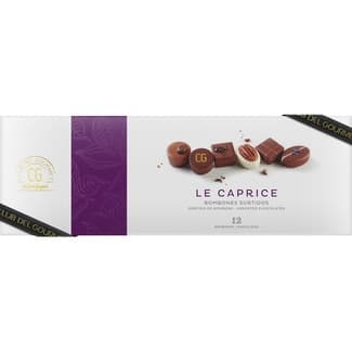 Le Capriche bombones surtidos 6 variedades 12 unidades estuche 140 g - Club Del Gourmet