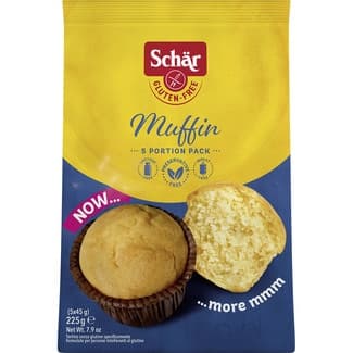 Muffins con yogurt sin gluten, sin lactosa y sin aceite de palma envase 225 g - Schar