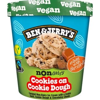 Non Dairy helado vegetal de caramelo con cookies y trocitos de chocolate tarrina 465 ml - Ben & Jerry's