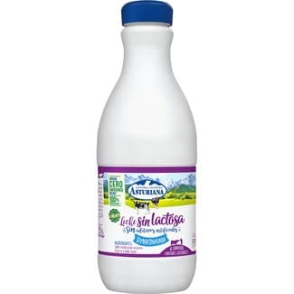 Leche semidesnatada sin lactosa botella 1,5 l - Asturiana