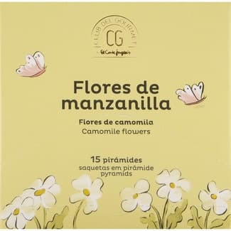 Infusión de flores de manzanilla 15 pirámides estuche 21 g - Club Del Gourmet