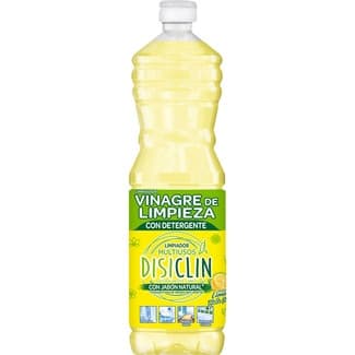 Vinagre de limpieza con detergente multiusos aroma limón botella 1 l - Disiclin