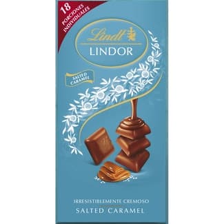 Chocolate con leche y caramelo salado tableta 100 g - Lindt Lindor