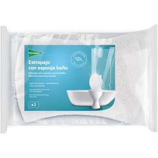 Estropajo con esponja baño envase 2 unidades - El Corte Ingles