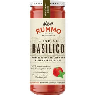 Salsa de tomate con albahaca frasco 340 g - Rummo