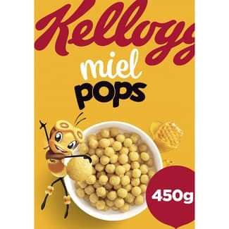 Cereales de desayuno paquete 400 g - Kellogg's Miel Pops