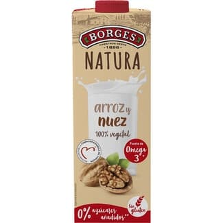 Natura bebida de nuez 100% vegetal brik 1 l - Borges