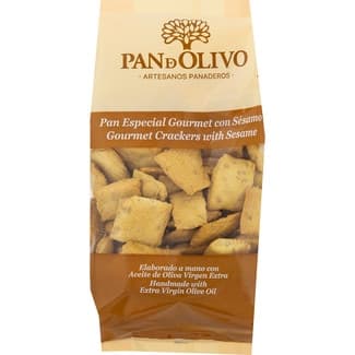 Pan especial Gourmet con sésamo y aceite de oliva virgen extra bolsa 200 g - Pan De Olivo