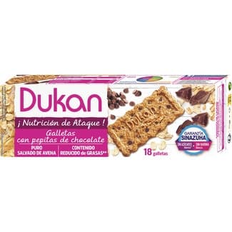 Galletas de salvado de avena con pepitas de chocolate envase 225 g - Dukan
