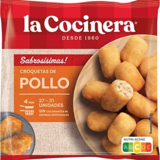 Sabrosísimas croquetas de pollo bolsa 500 g - La Cocinera