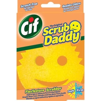 Estropajo Scrub Daddy blando en agua caliente y rígido en agua fría paquete 1 unidad - Cif