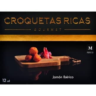 Gourmet croquetas de jamón 100% caseras estuche 300 g - Croquetas Ricas