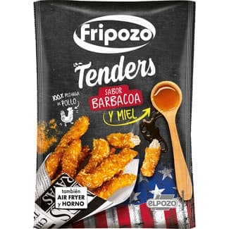 Tenders american style 100% pechuga de pollo sabor barbacoa y miel envase 250 g - Fripozo
