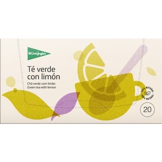 Té verde con limón estuche 20 bolsitas - El Corte Ingles