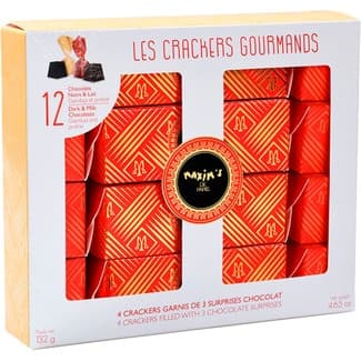 Bombones surtidos rellenos de ganduja y praliné estuche 132 g - Maxim's