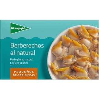 Berberechos al natural pequeños 80-100 piezas lata 63 g neto escurrido - El Corte Ingles