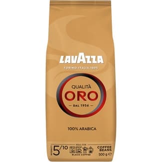 Café en grano 100% arábica intensidad 5/10 Qualitá Oro paquete 500 g - Lavazza